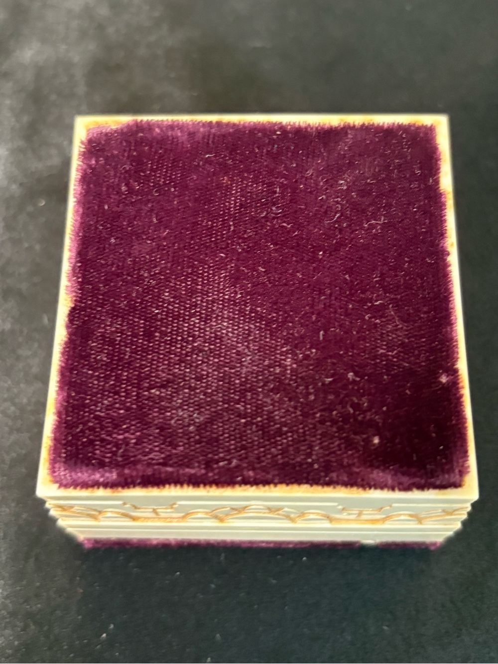 Rare Vintage 1940’s Kay Jewelers Art Deco Ring Display Box - Picture 3 of 9